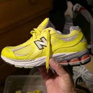 New Balance Men's 2002R Yellow Running Shoes
